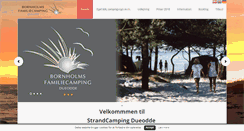 Desktop Screenshot of bornholms-familiecamping.dk